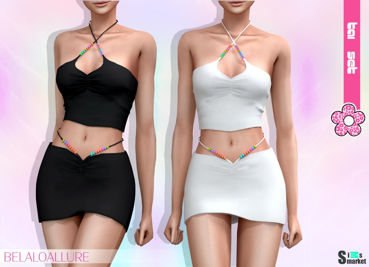 "Tai set" BELALOALLURE для Симс 4. Скачать мод