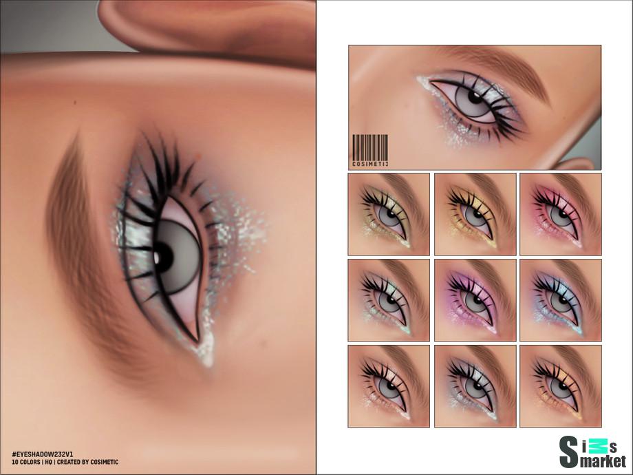 Тани "Eyeshadow | N232 | V1"-для Симс 4 для Симс 4. Скачать мод