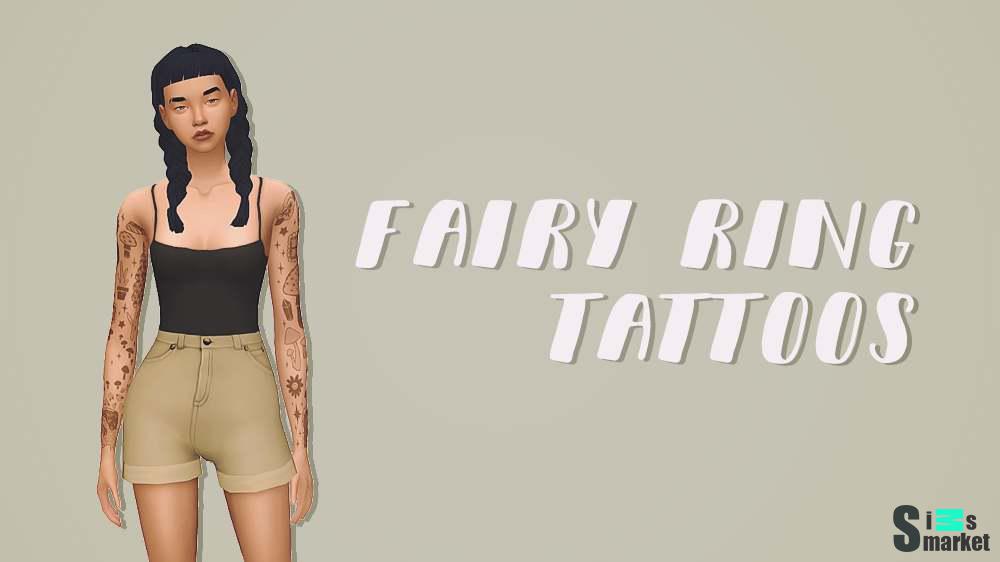 Тату "fairy ring tattoos" для Симс 4 для Симс 4. Скачать мод