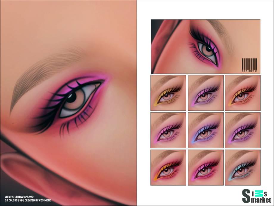 Тени "Eyeshadow N263 V2"  для Симс 4. Скачать мод