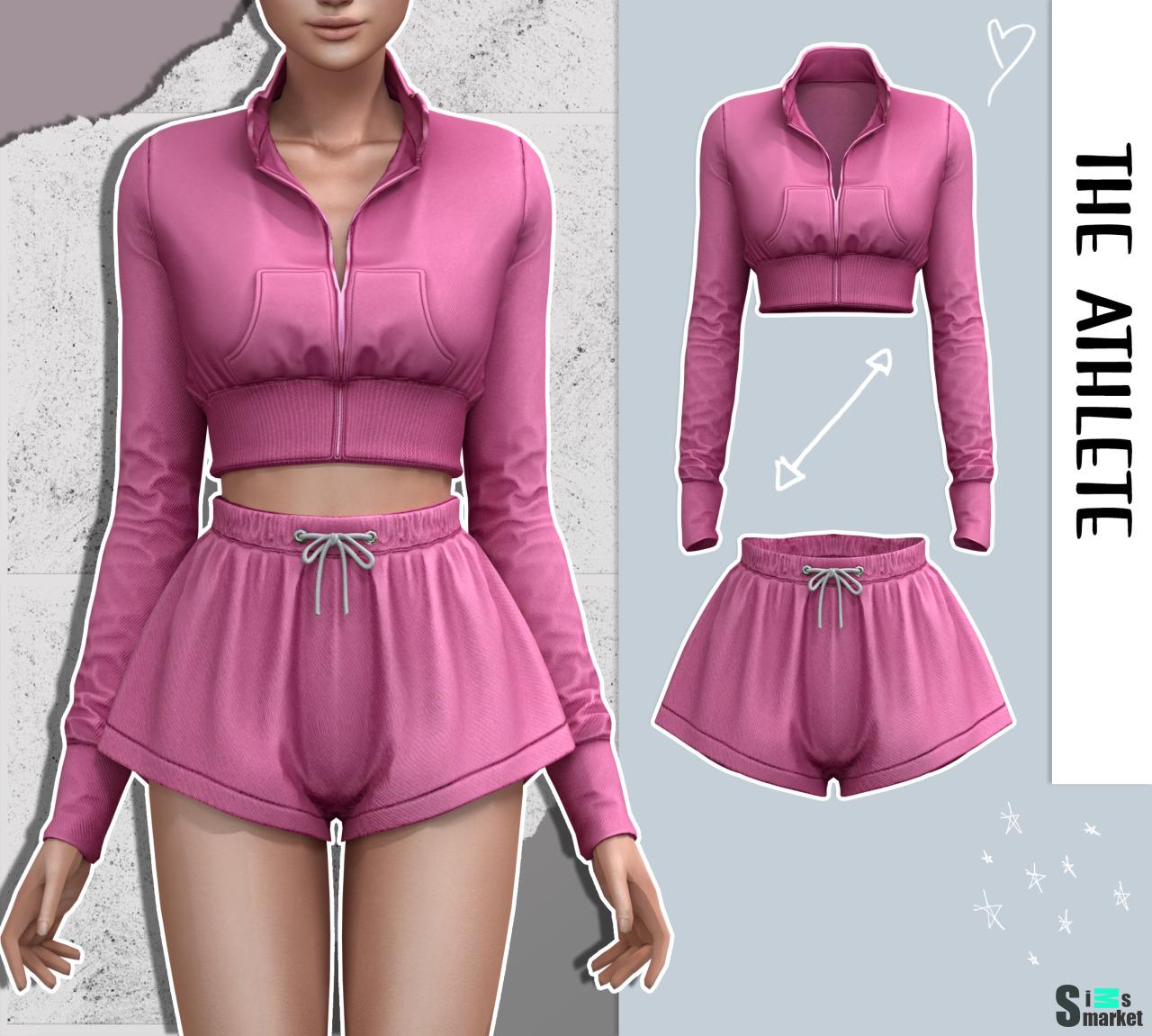 "The athlete" BELALOALLURE для Симс 4. Скачать мод