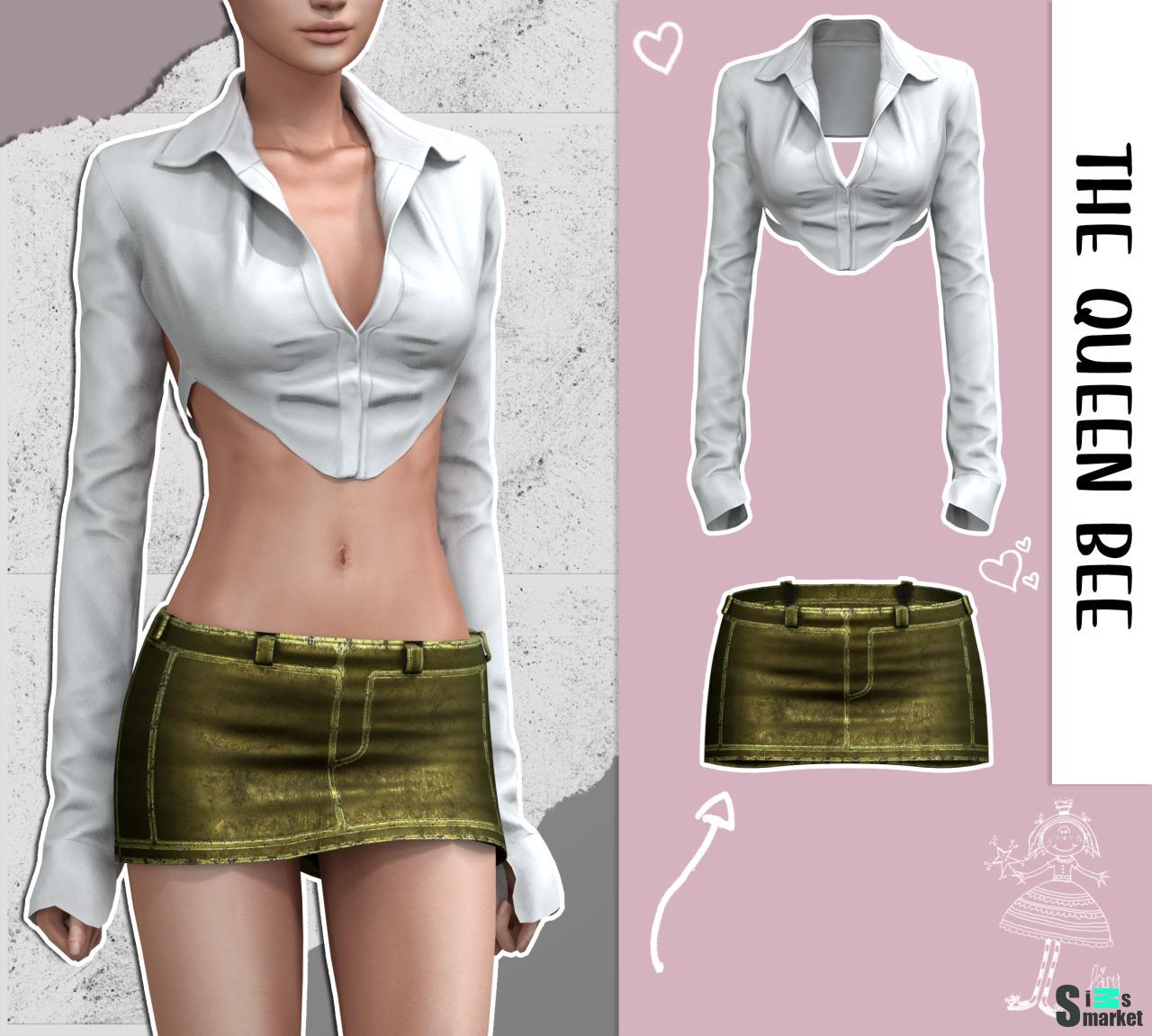 "The queen bee" BELALOALLURE для Симс 4. Скачать мод