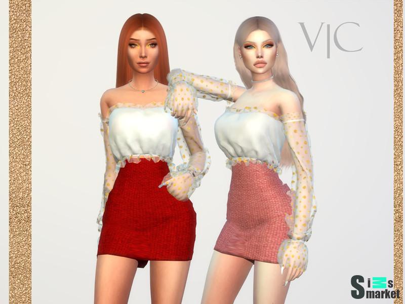 Топ 22Y by Viy Sims  для Симс 4. Скачать мод
