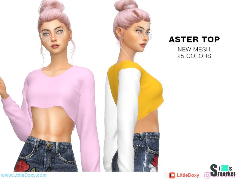 Топ Aster by LittleDoxy для Симс 4. Скачать мод