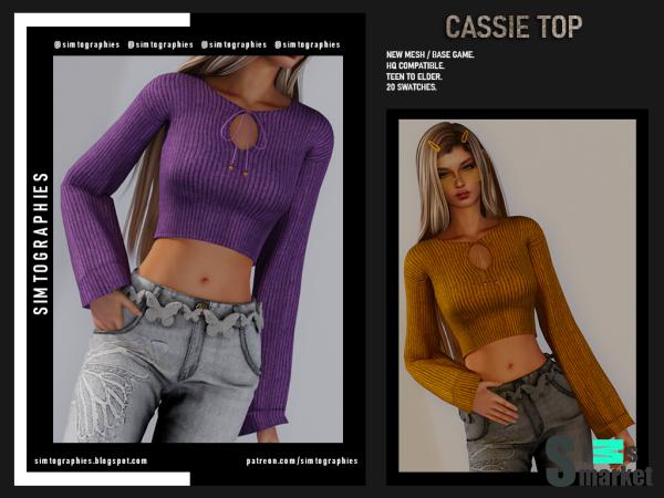 Топ cassie by simtographies для Симс 4. Скачать мод