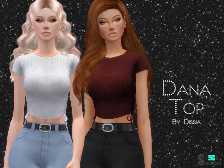 Топ Dana by Dissia для Симс 4. Скачать мод