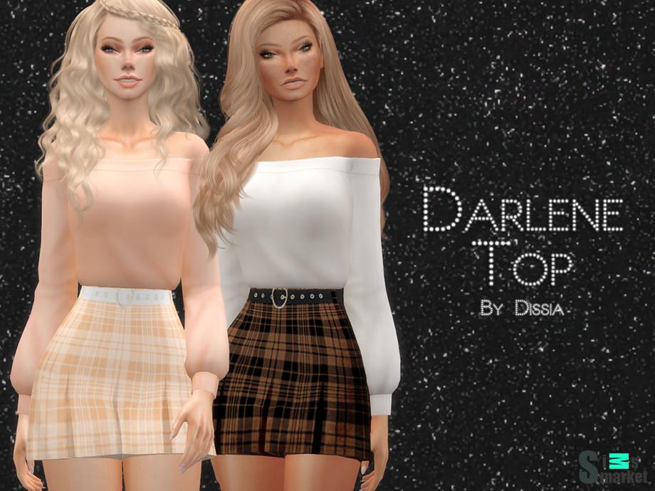 Топ Darlene by Dissia для Симс 4. Скачать мод