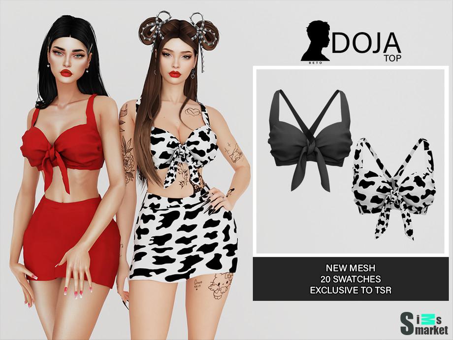 Топ Doja by Beto_ae0 для Симс 4. Скачать мод