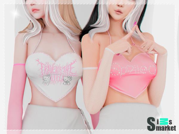 Топ heart4 by babyetears для Симс 4. Скачать мод