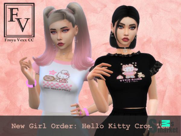 Топ hello kitty by froyavexx для Симс 4. Скачать мод