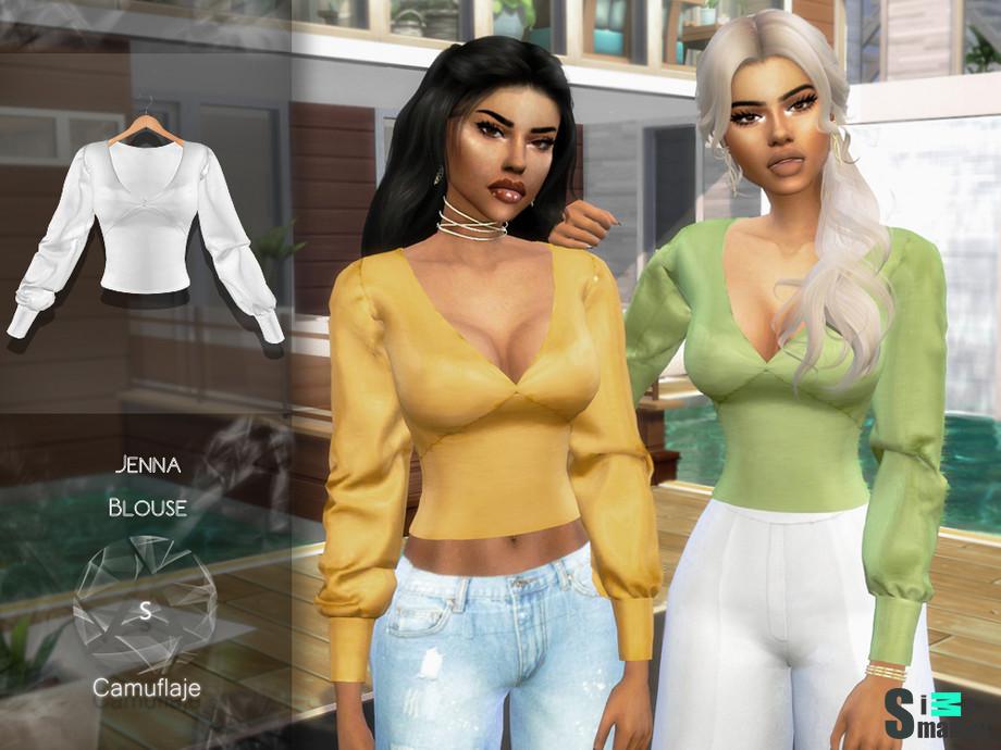 Топ Jenna by Camuflaje для Симс 4. Скачать мод