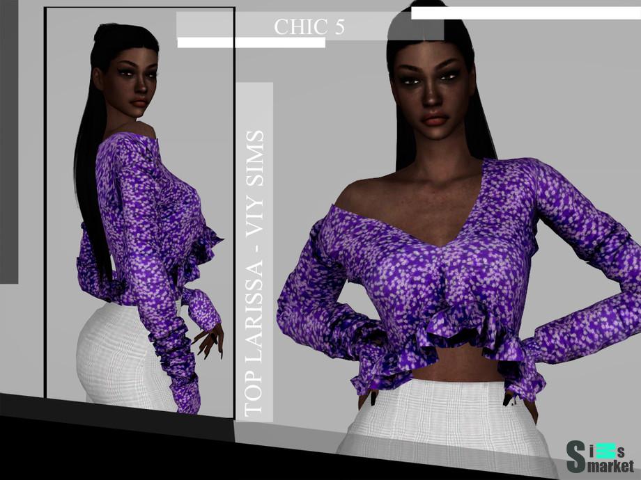Топ LARISSA by Viy Sims  для Симс 4. Скачать мод