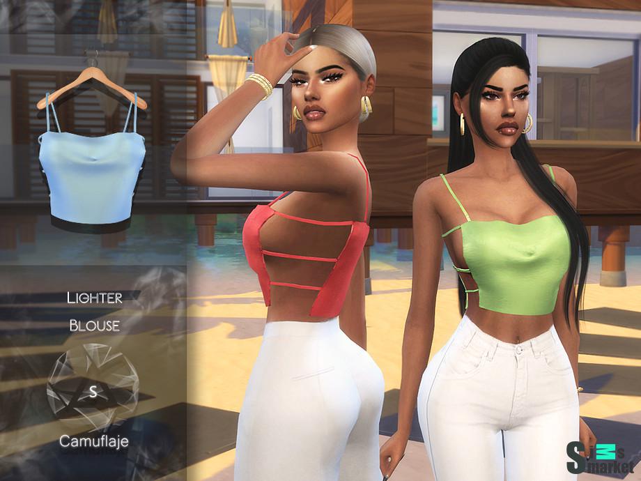 Топ Lighter by Camuflaje для Симс 4. Скачать мод