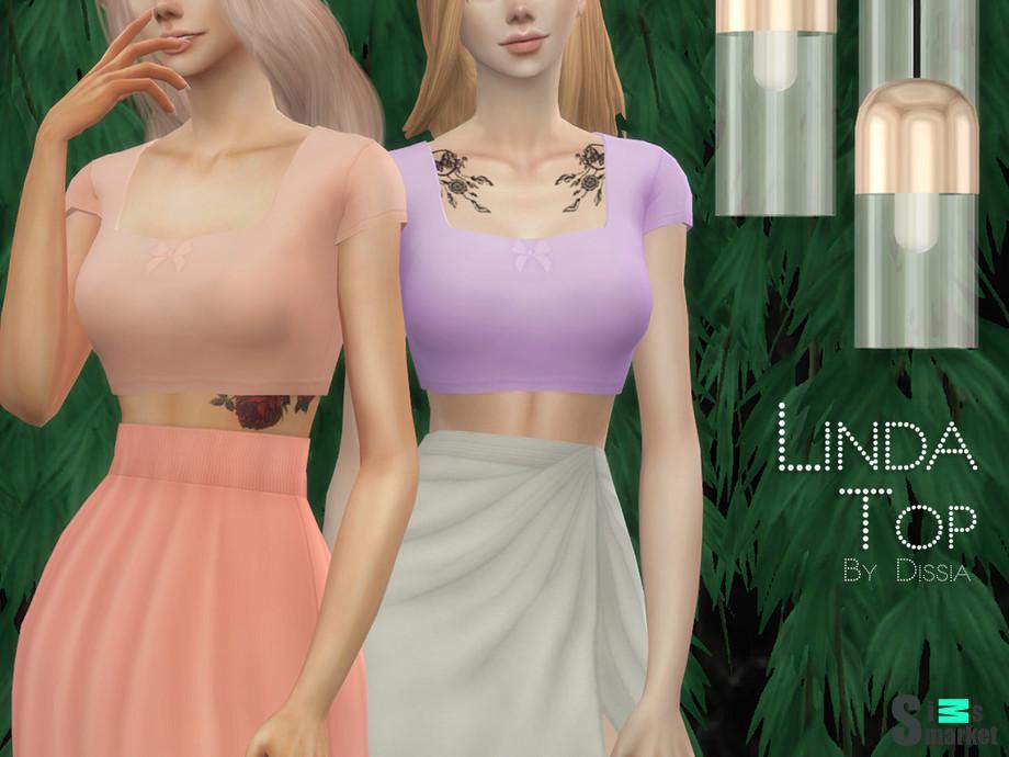 Топ Linda by Dissia для Симс 4. Скачать мод