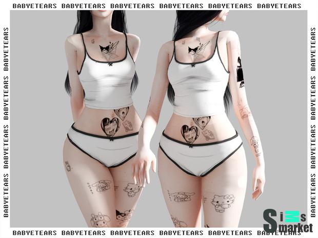 топ lolitacutestop by babyetears для Симс 4. Скачать мод