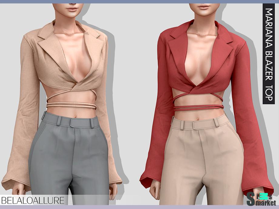 Топ Mariana by belal1997 для Симс 4. Скачать мод