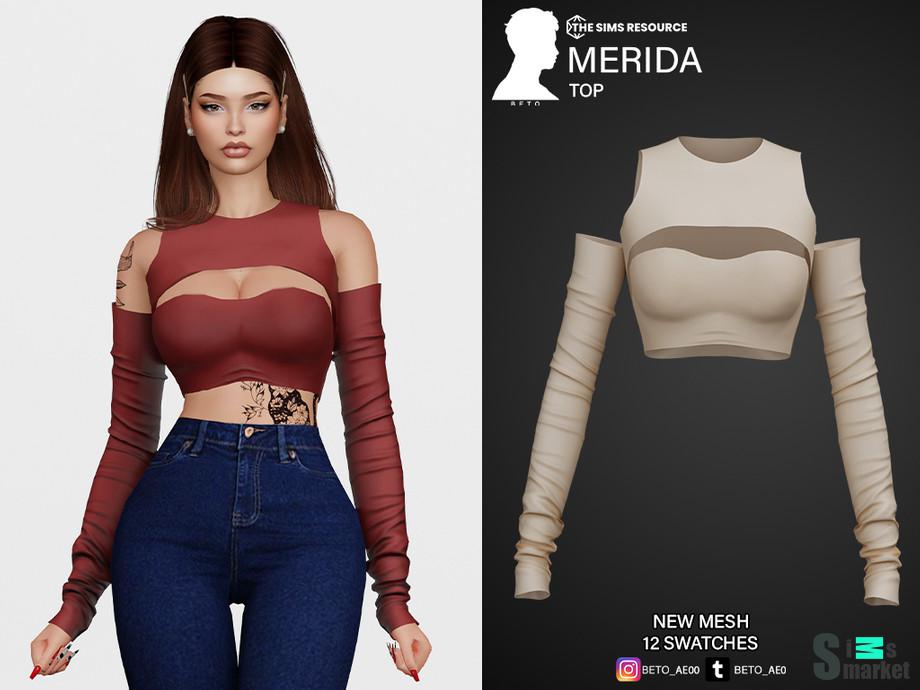 Топ Merida by Beto_ae0 для Симс 4. Скачать мод