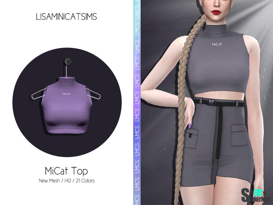 Топ MiCat by Lisaminicatsims для Симс 4. Скачать мод