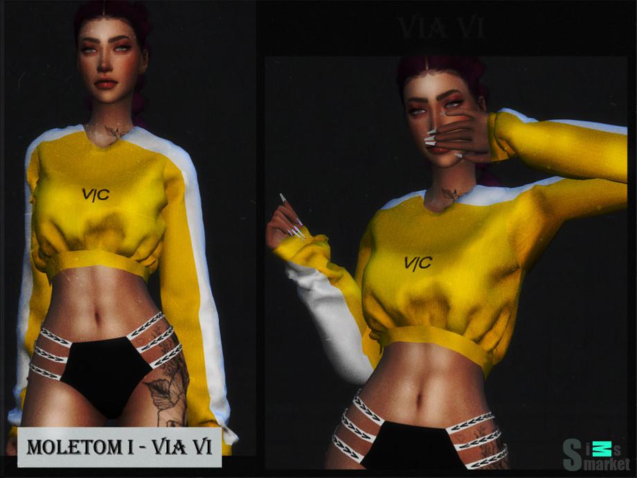 Топ MOLETOM by Viy Sims для Симс 4. Скачать мод