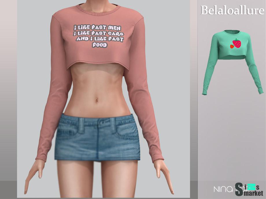 Топ Nina by belal1997 для Симс 4. Скачать мод