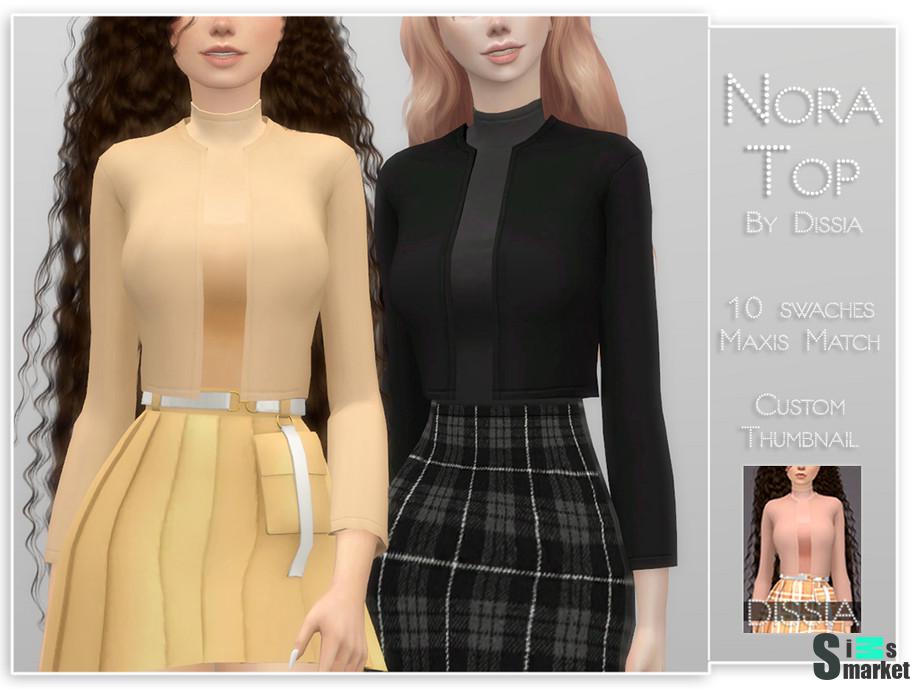 Топ Nora by Dissia для Симс 4. Скачать мод