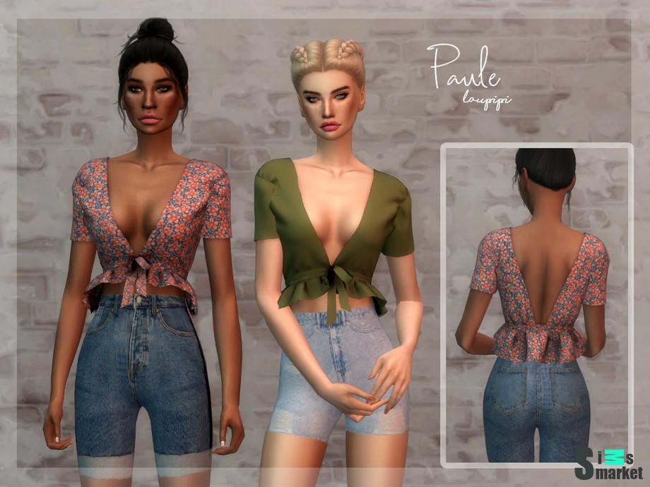 Топ Paule by laupipi для Симс 4. Скачать мод