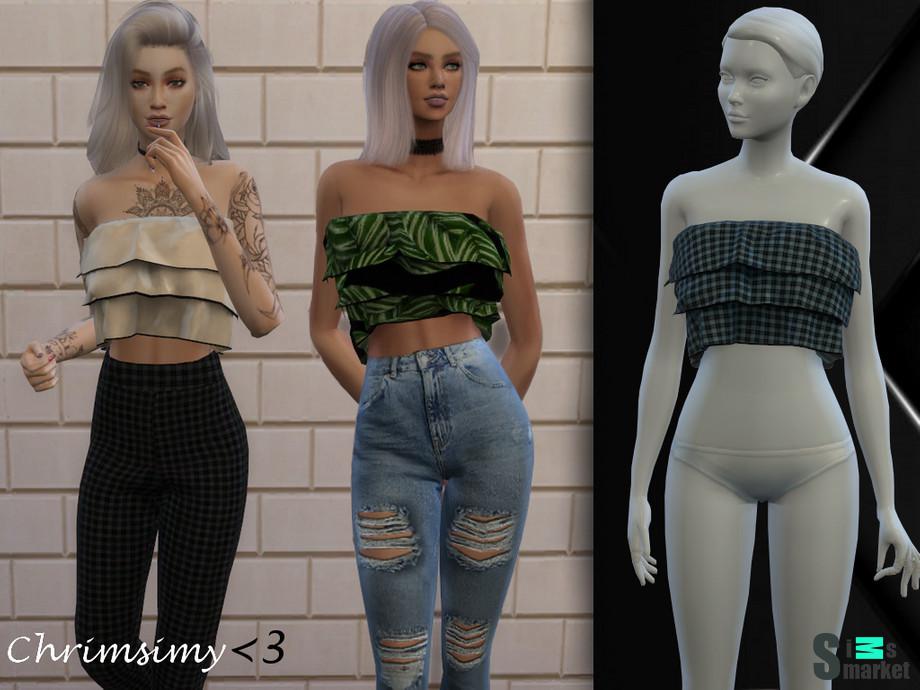 Топ Poofy by chrimsimy для Симс 4. Скачать мод