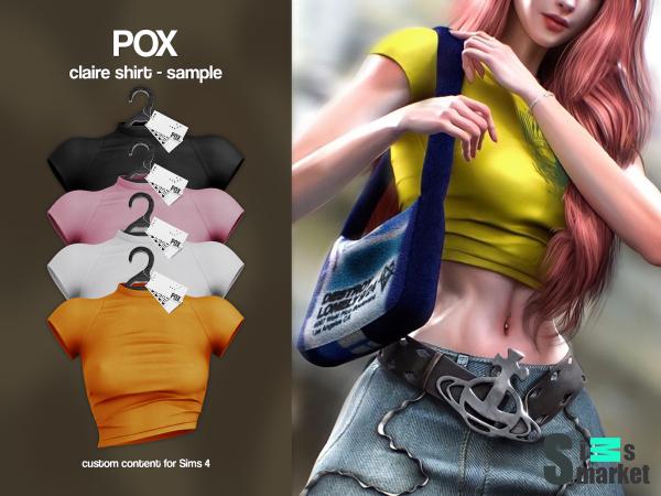 Топ pox by bergdorfsims для Симс 4. Скачать мод