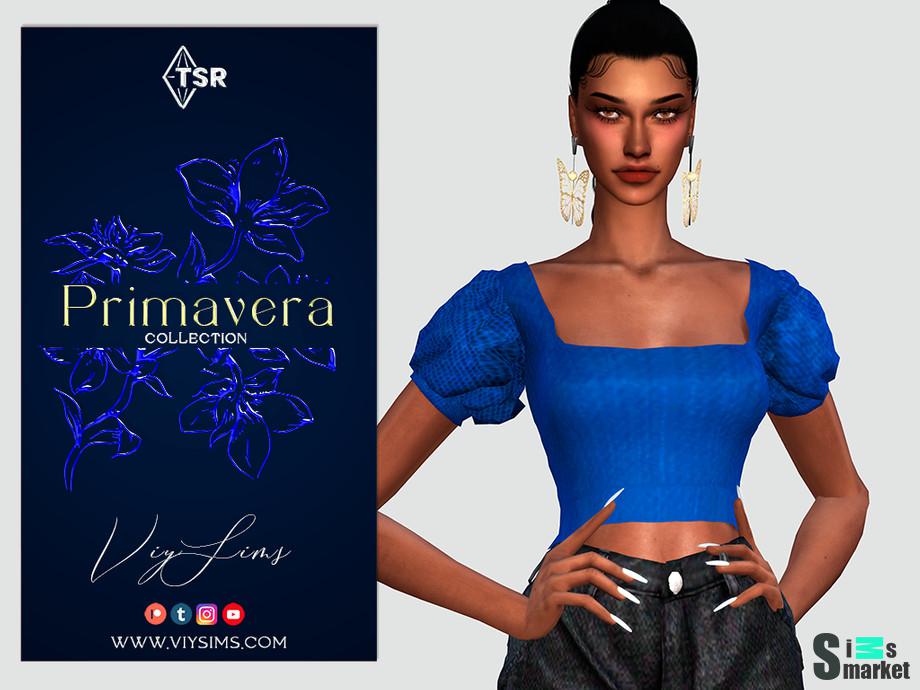 Топ PRIMAVERA by Viy Sims для Симс 4. Скачать мод