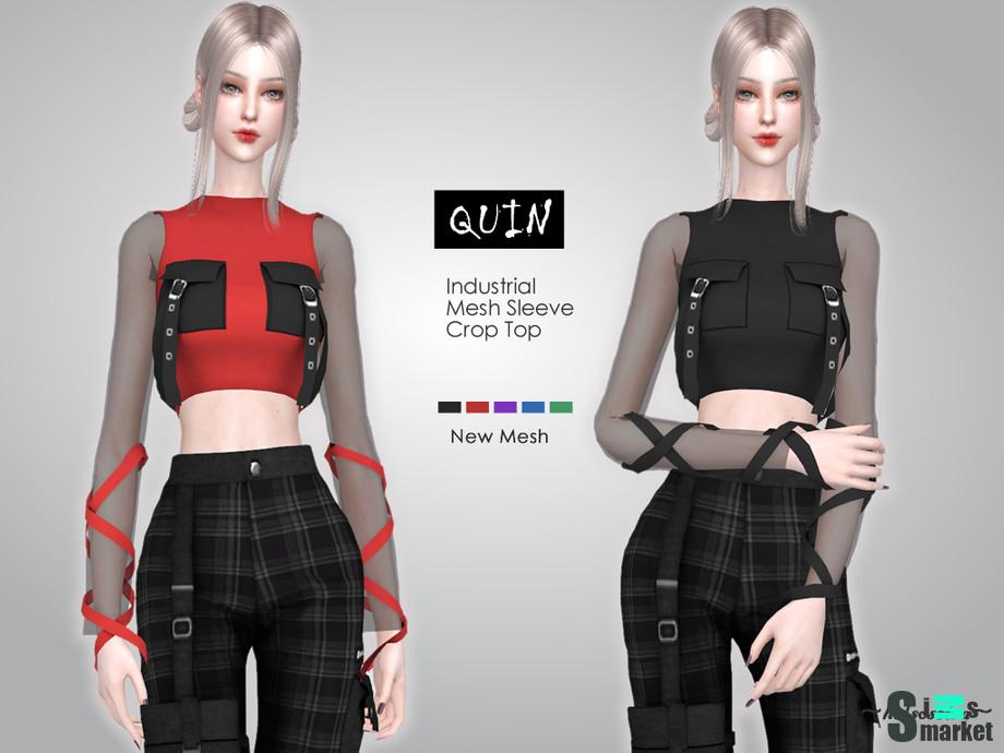 Топ QUIN by Helsoseira для Симс 4. Скачать мод