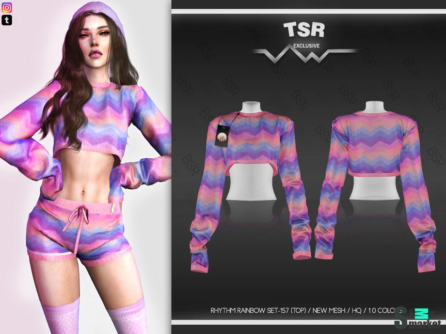 Топ RAINBOW by busra-tr для Симс 4. Скачать мод