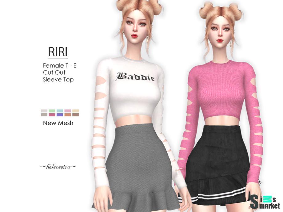 Топ RIRI by Helsoseira для Симс 4. Скачать мод