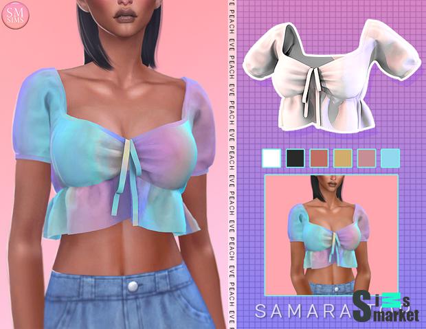 Топ Samara by SM Sims для Симс 4. Скачать мод