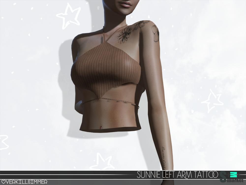 Топ sunnie by overkillsimmer для Симс 4. Скачать мод