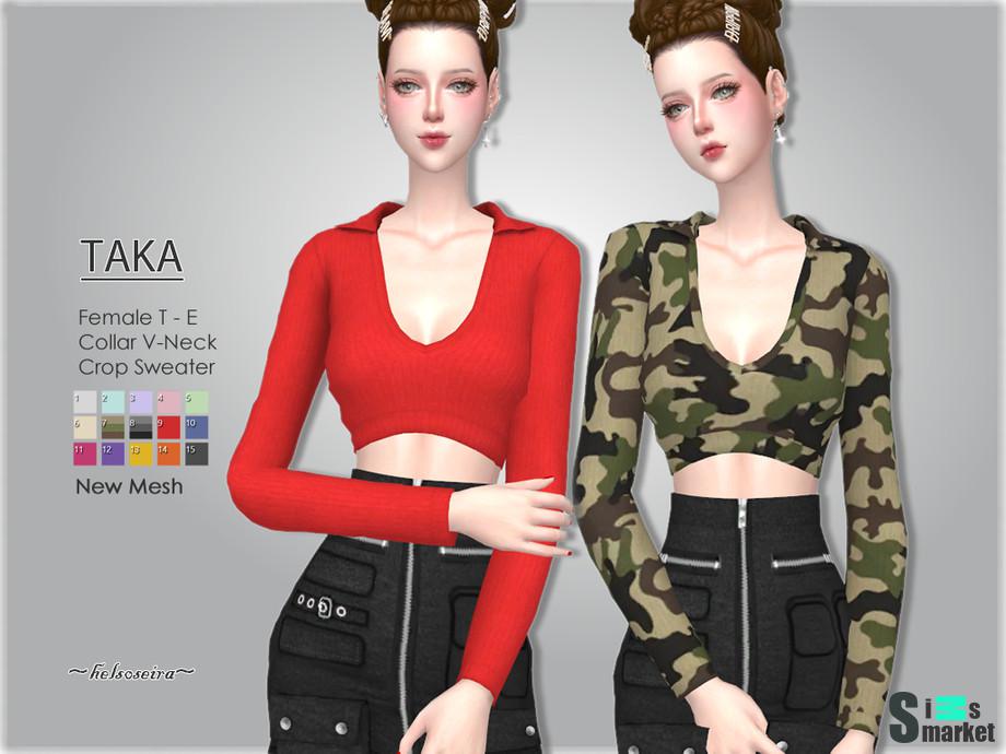 Топ TAKA by Helsoseira для Симс 4. Скачать мод