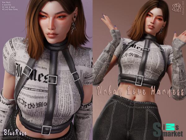 Топ "Urban Love" от brsims для Симс 4. Скачать мод