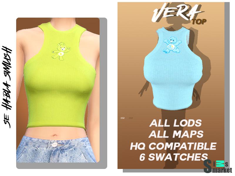 Топ Vera by sehablasimlish для Симс 4. Скачать мод