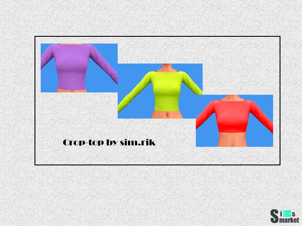 Топ женский от sim.rik  для Симс 4. Скачать мод