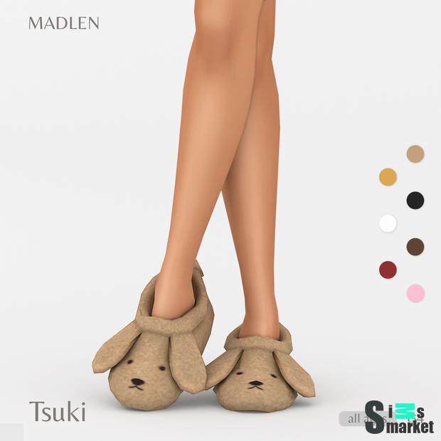 Tsuki Slippers для Симс 4. Скачать мод