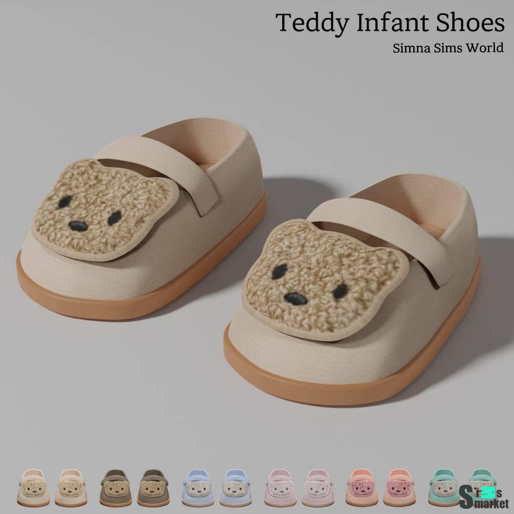 Туфельки для младенцев "Teddy Shoes" для Симс 4 для Симс 4. Скачать мод