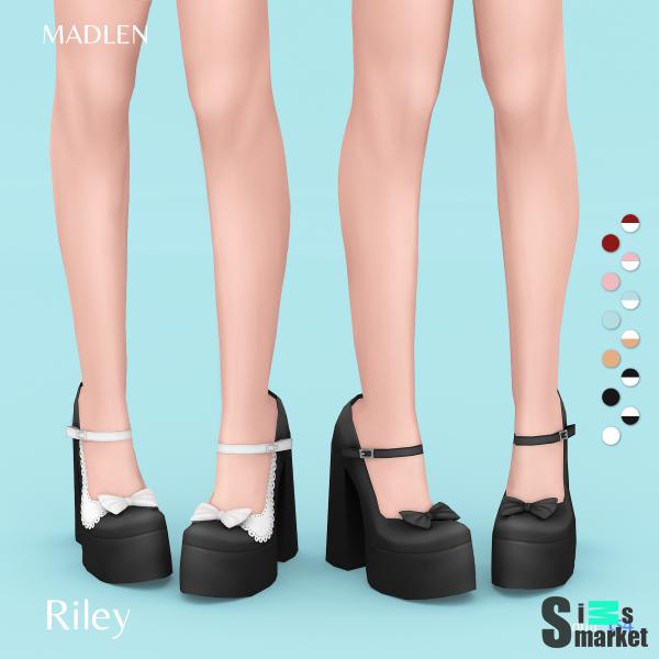 Туфли riley by madlen для Симс 4. Скачать мод