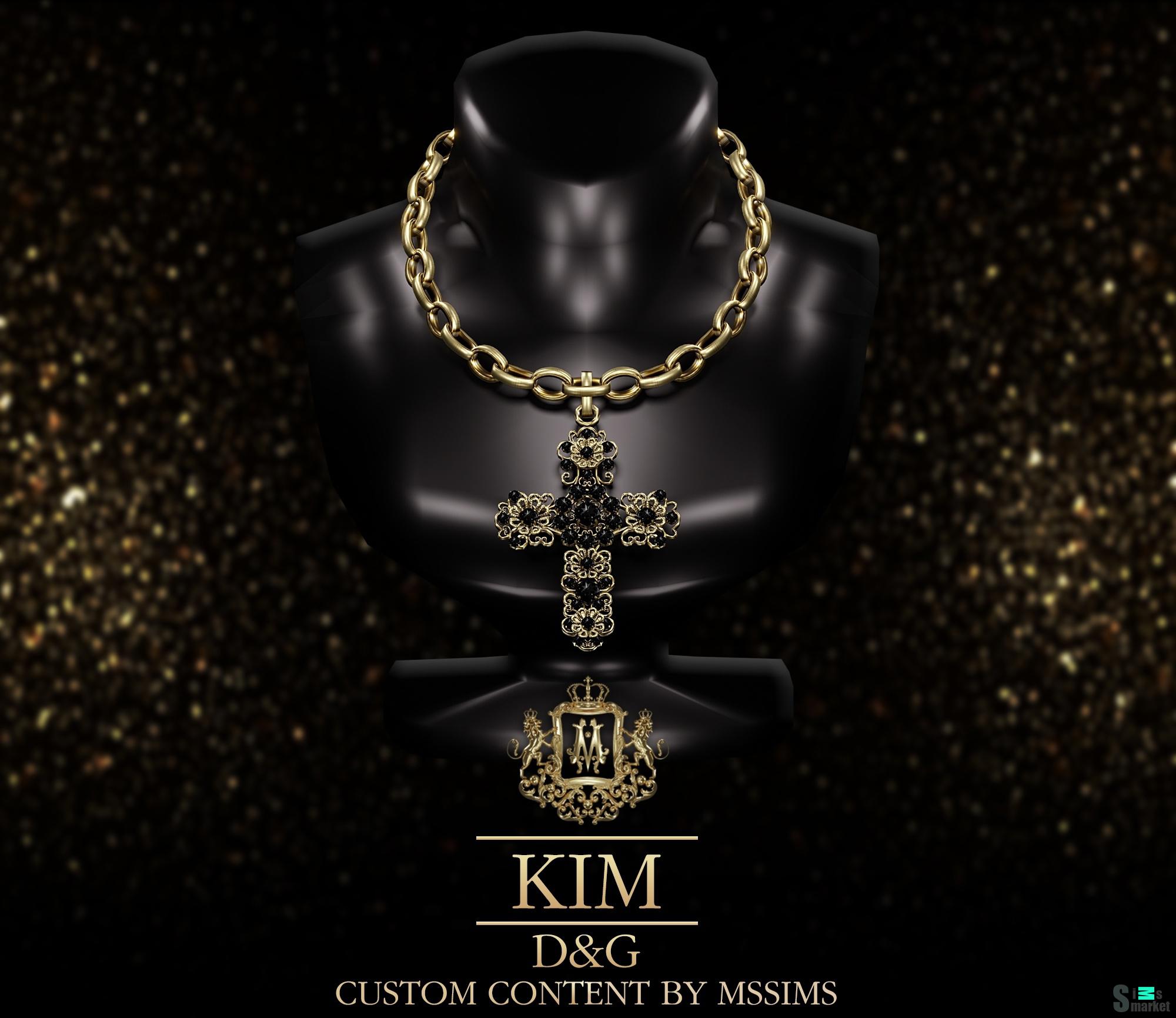 Украшение KIM D&G by MSSIMS для Симс 4. Скачать мод