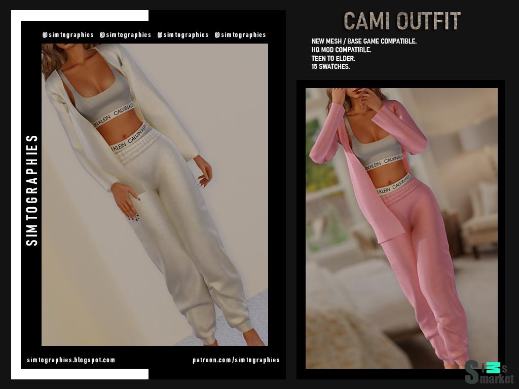 Утренний наряд для Симс 4. Скачать мод