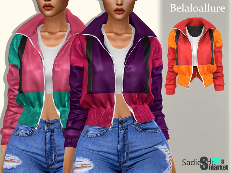 Верх Sadie от belloallure  для Симс 4. Скачать мод