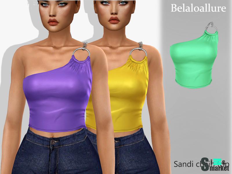 Верх Sandie от Belloallure  для Симс 4. Скачать мод