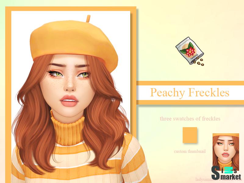 Веснушки Peachy by LadySimmer94 для Симс 4. Скачать мод