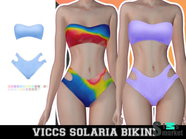 viccs_solaria bikini для Симс 4. Скачать мод