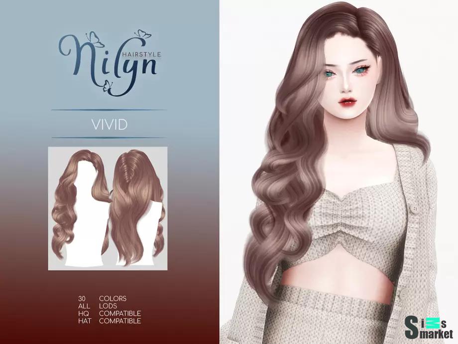 VIVID HAIR от Nilyn для Симс 4. Скачать мод