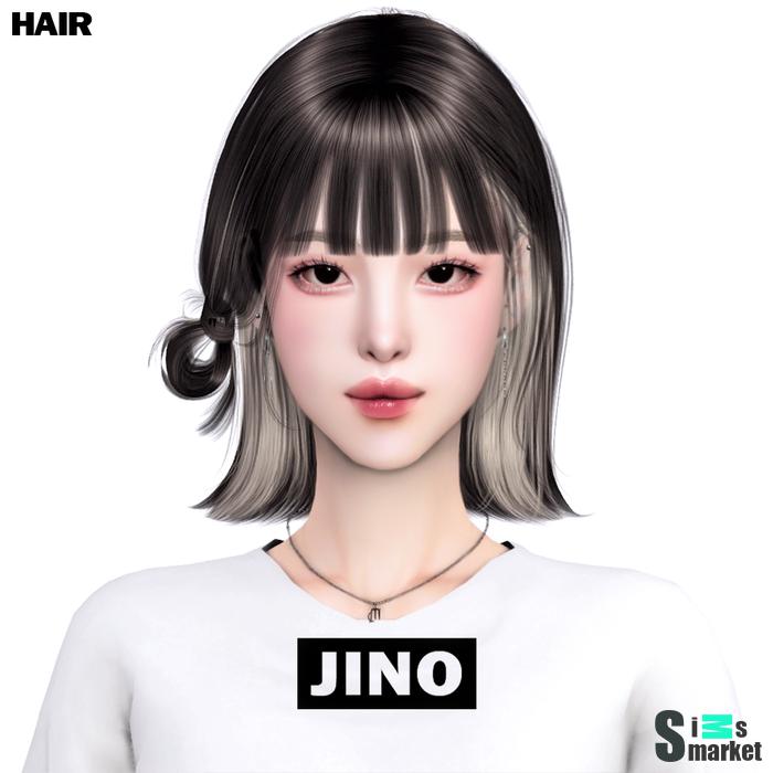 Волосы 08 by JINO для Симс 4. Скачать мод