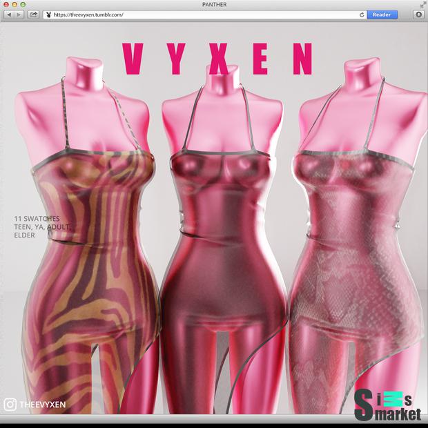 [ VYXEN ] PANTHER для Симс 4. Скачать мод